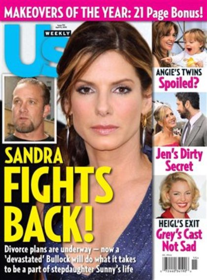 US WEEKLY magazine side cover Issue 791 12 April 2010