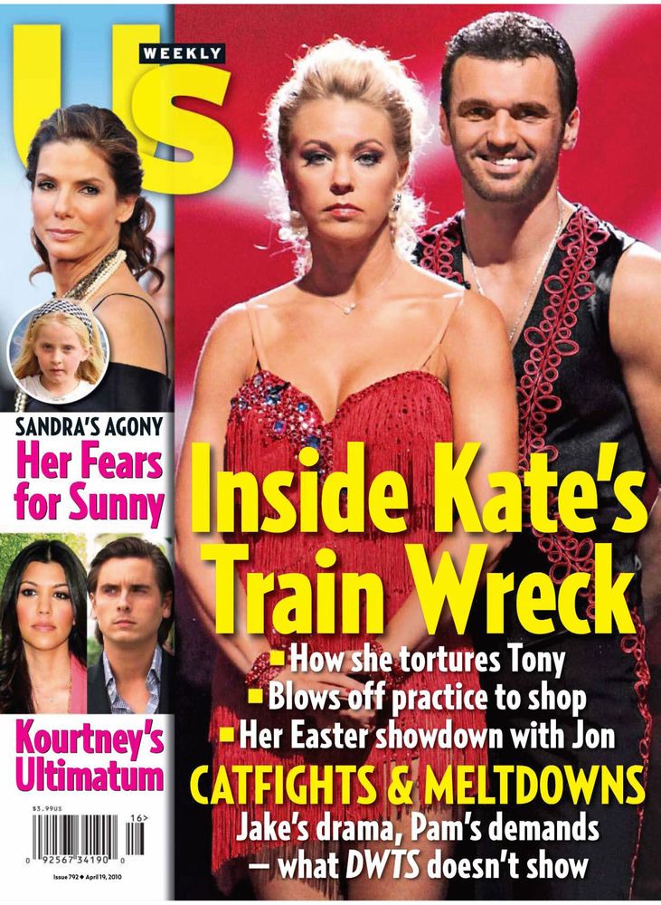 US WEEKLY magazine side cover Issue 792 19 April 2010