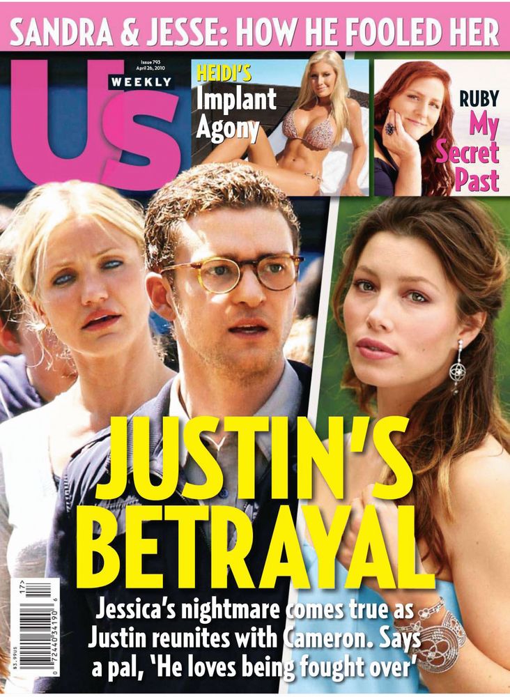 US WEEKLY magazine side cover Issue 793 26 April 2010