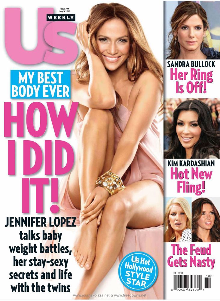 US WEEKLY magazine side cover Issue 794 3 May 2010