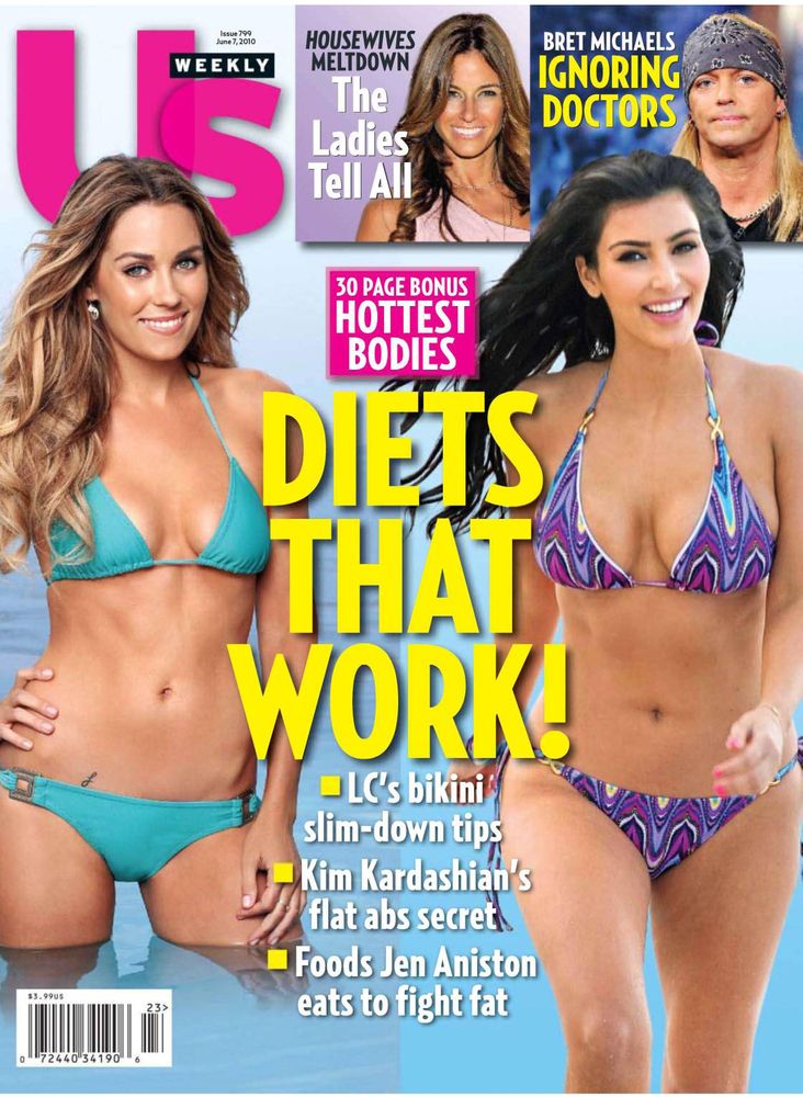 US WEEKLY magazine side cover Issue 799 7 June 2010