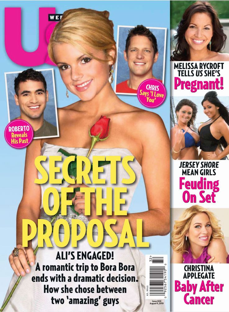 US WEEKLY magazine side cover Issue 808 9 August 2010