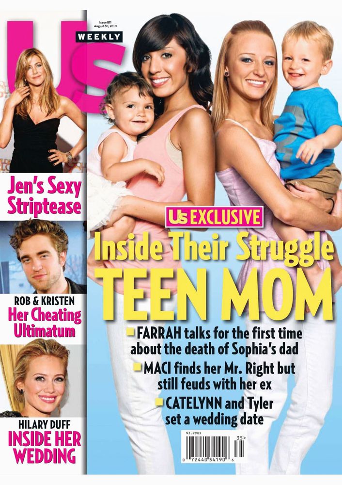 US WEEKLY magazine side cover Issue 811 30 August 2010