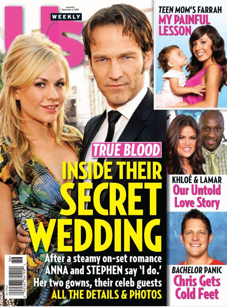 US WEEKLY magazine side cover Issue 812 6 September 2010