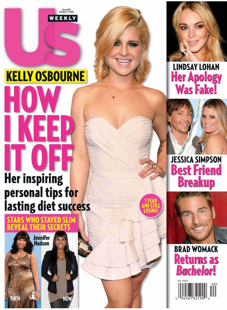 US WEEKLY magazine side cover Issue 816 4 October 2010