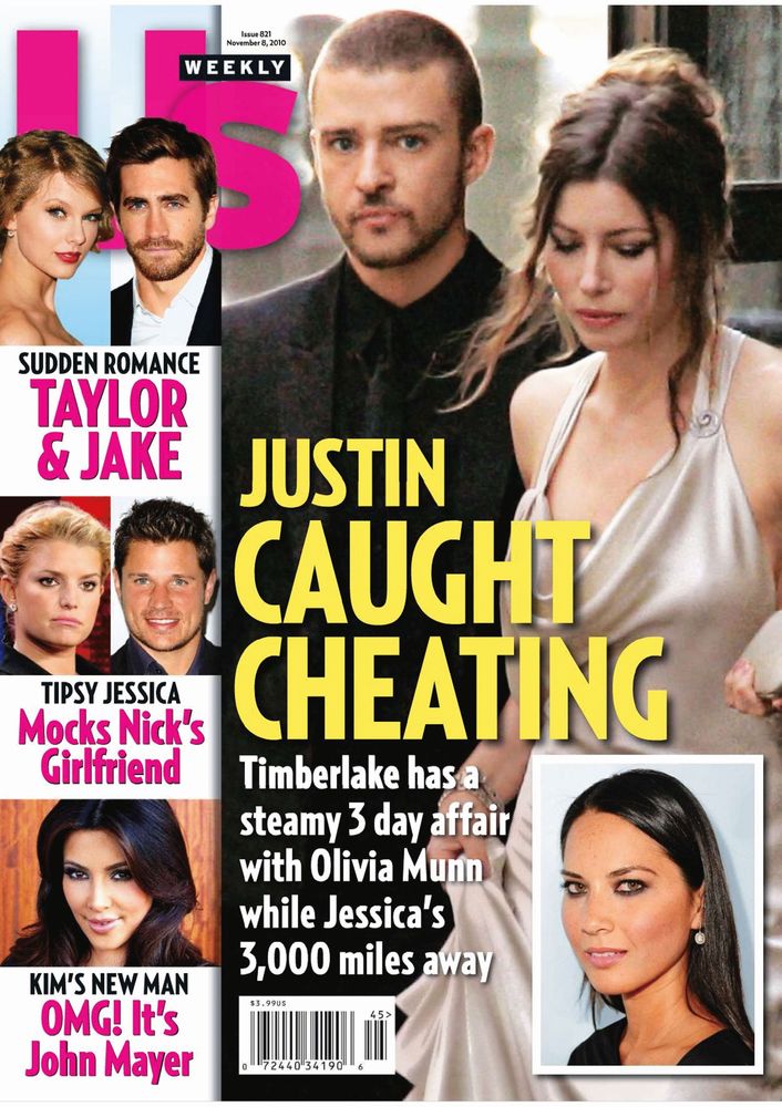 US WEEKLY magazine side cover Issue 821 8 November 2010