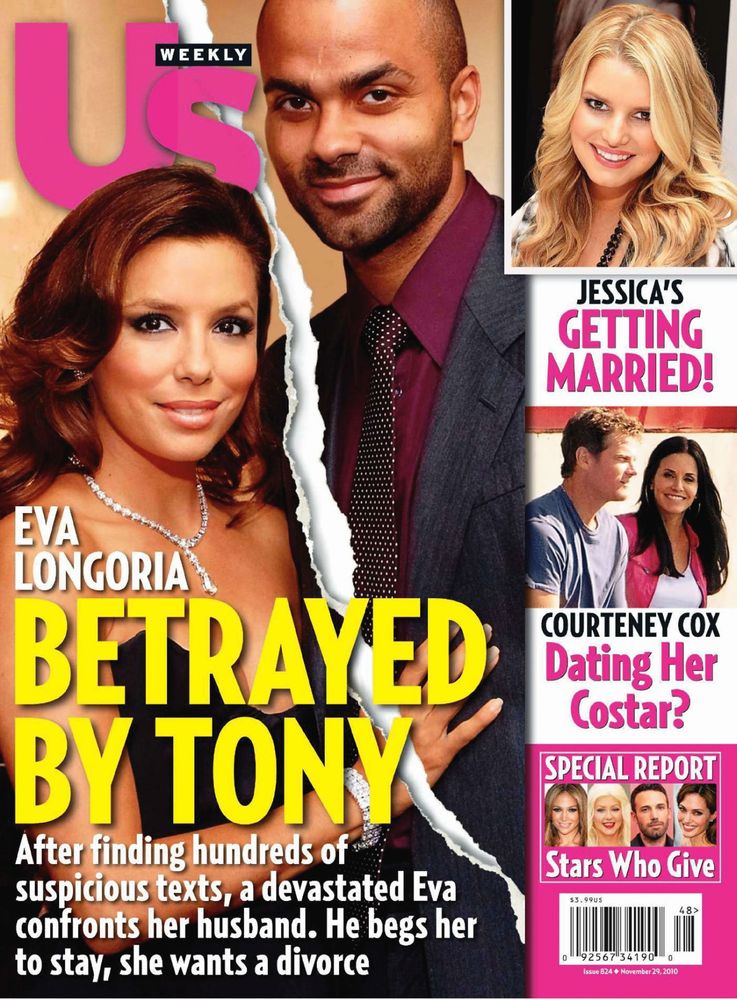 US WEEKLY magazine side cover Issue 824 29 November 2010