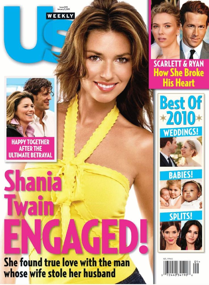 US WEEKLY magazine side cover Issue 829 3 January 2011