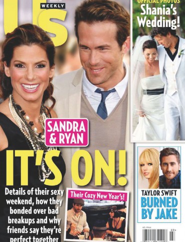US WEEKLY magazine side cover Issue 831 17 January 2011