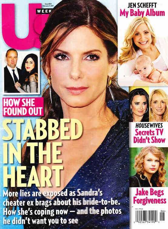US WEEKLY magazine side cover Issue 834 7 February 2011