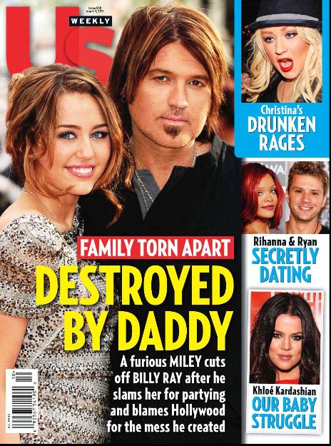 US WEEKLY magazine side cover Issue 838 7 March 2011