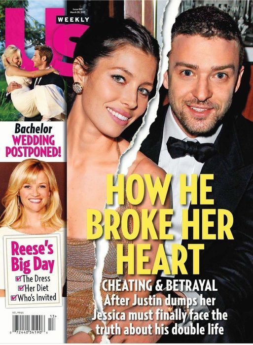 US WEEKLY magazine side cover Issue 841 28 March 2011