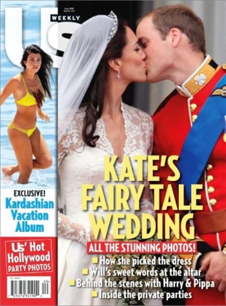 US WEEKLY magazine side cover Issue 848 16 May 2011