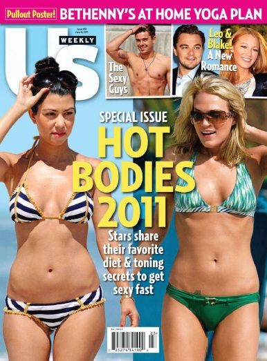 US WEEKLY magazine side cover Issue 851 6 June 2011