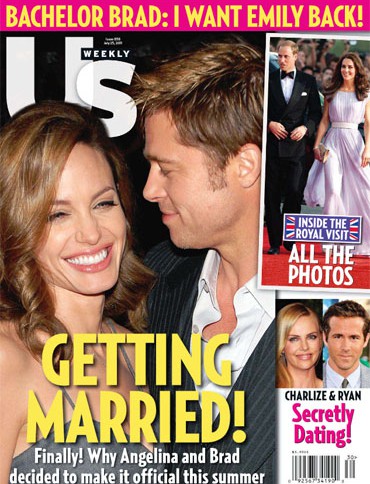 US WEEKLY magazine side cover Issue 858 25 July 2011