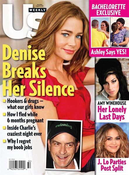 US WEEKLY magazine side cover Issue 860 8 August 2011