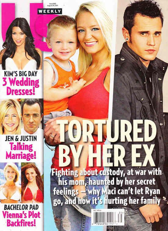 US WEEKLY magazine side cover Issue 863 29 August 2011