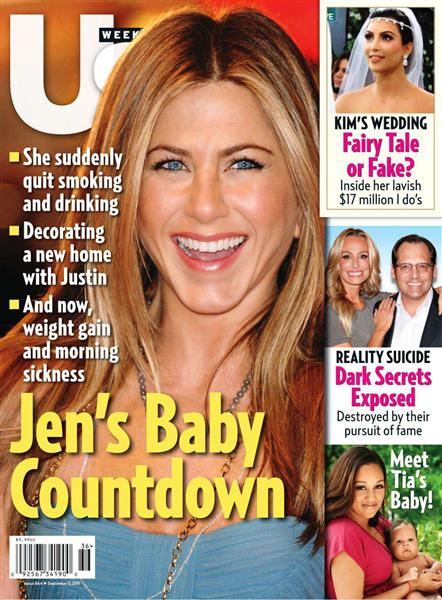 US WEEKLY magazine side cover Issue 864 5 September 2011