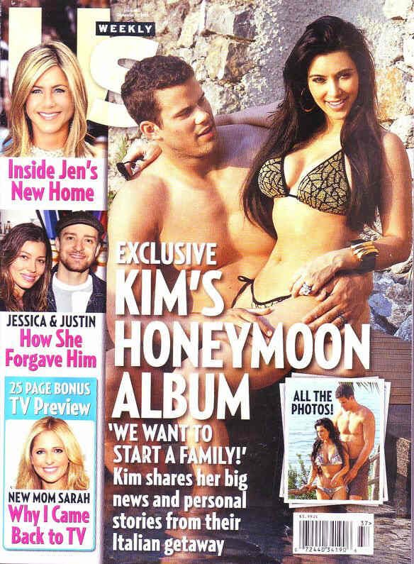 US WEEKLY magazine side cover Issue 865 12 September 2011
