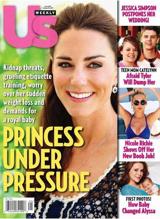 US WEEKLY magazine side cover Issue 869 10 October 2011