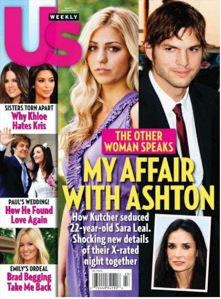 US WEEKLY magazine side cover Issue 871 24 October 2011