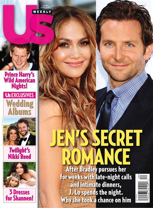 US WEEKLY magazine side cover Issue 872 31 October 2011