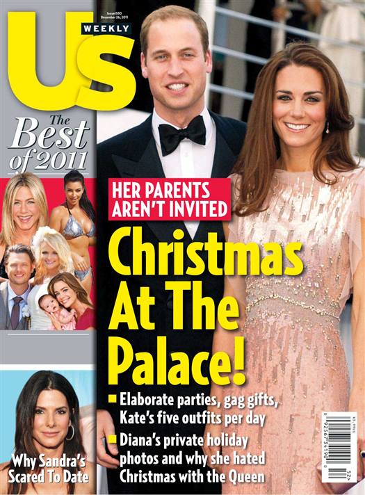 US WEEKLY magazine side cover Issue 880 26 December 2011