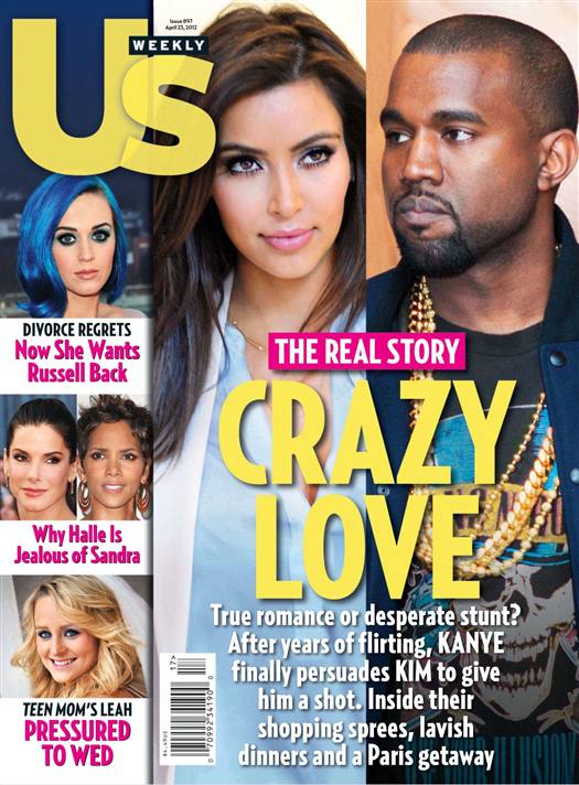 US WEEKLY magazine side cover Issue 897 23 April 2012