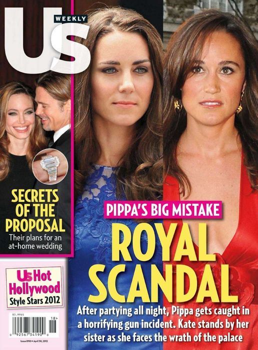 US WEEKLY magazine side cover Issue 898 30 April 2012