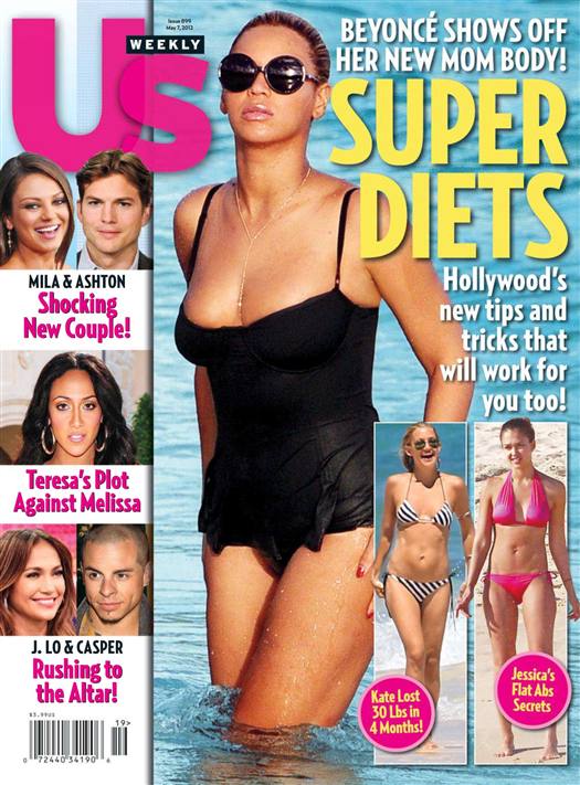 US WEEKLY magazine side cover Issue 899 7 May 2012