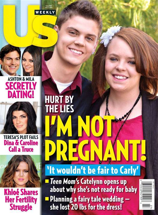 US WEEKLY magazine side cover Issue 907 2 July 2012