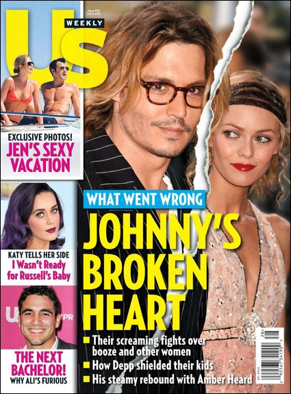 US WEEKLY magazine side cover Issue 908 9 July 2012