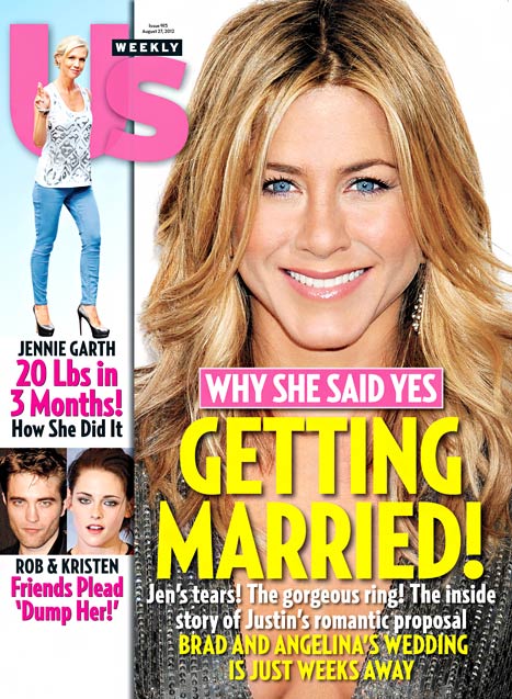 US WEEKLY magazine side cover Issue 915 27 August 2012
