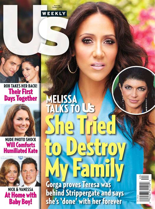 US WEEKLY magazine side cover Issue 920 1 October 2012