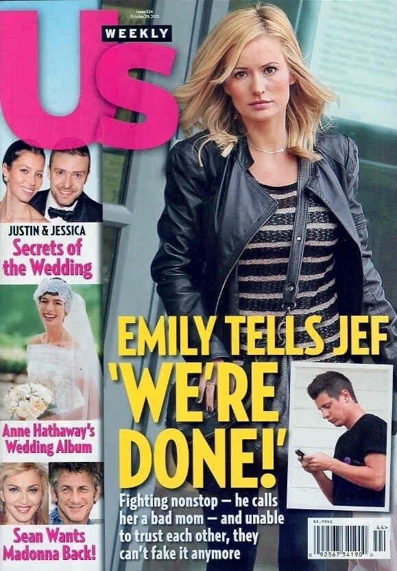 US WEEKLY magazine side cover Issue 924 29 October 2012