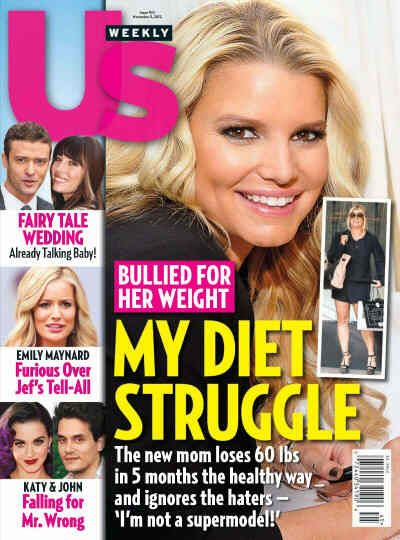 US WEEKLY magazine side cover Issue 925 5 November 2012