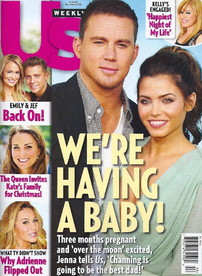 US WEEKLY magazine side cover Issue 933 31 December 2012