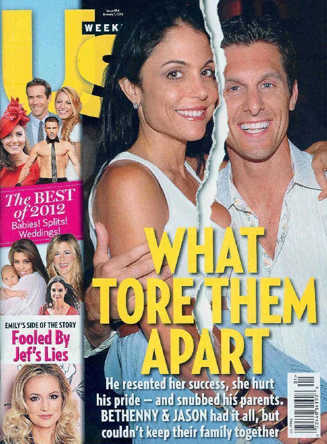 US WEEKLY magazine side cover Issue 934 7 January 2013