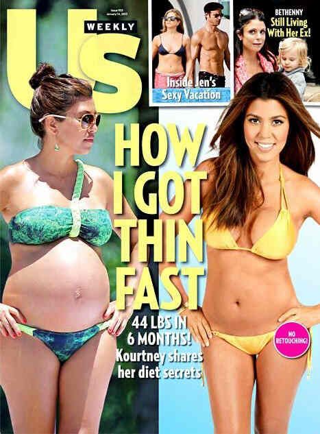 US WEEKLY magazine side cover Issue 935 14 January 2013