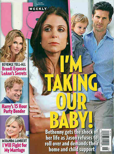 US WEEKLY magazine side cover Issue 939 11 February 2013