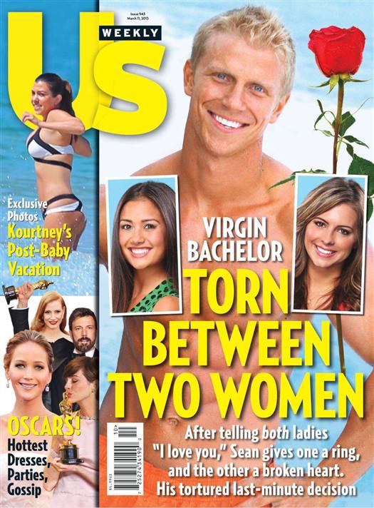 US WEEKLY magazine side cover Issue 943 11 March 2013