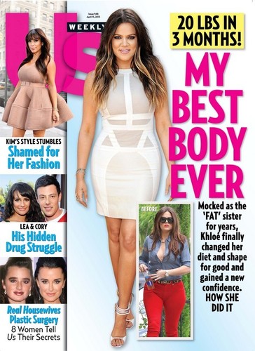 US WEEKLY magazine side cover Issue 948 15 April 2013