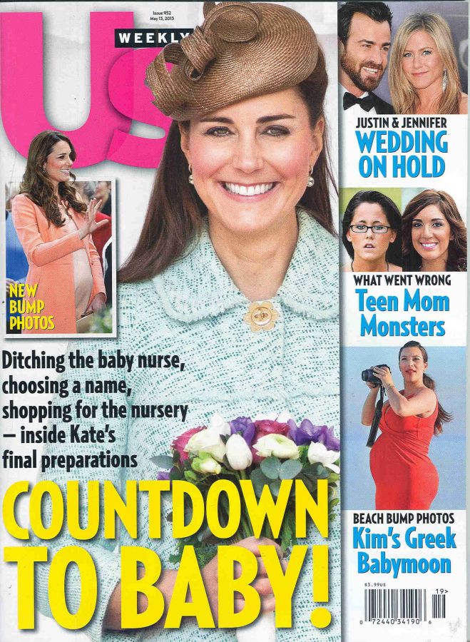 US WEEKLY magazine side cover Issue 952 13 May 2013
