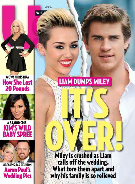US WEEKLY magazine side cover Issue 956 10 June 2013