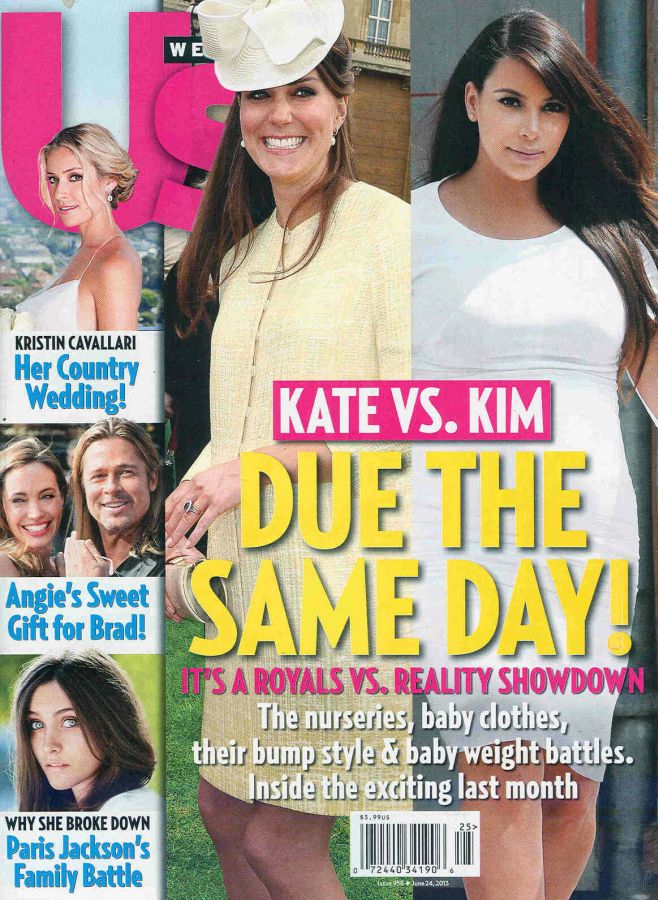 US WEEKLY magazine side cover Issue 958 24 June 2013
