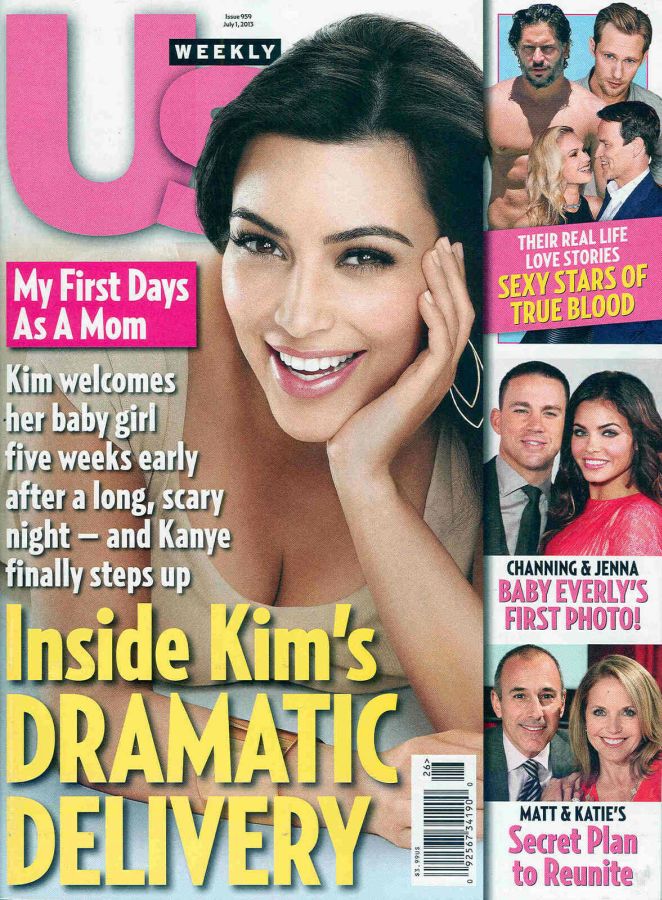 US WEEKLY magazine side cover Issue 959 1 July 2013
