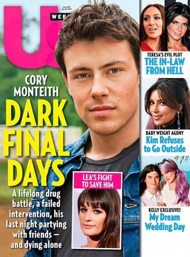US WEEKLY magazine side cover Issue 963 29 July 2013