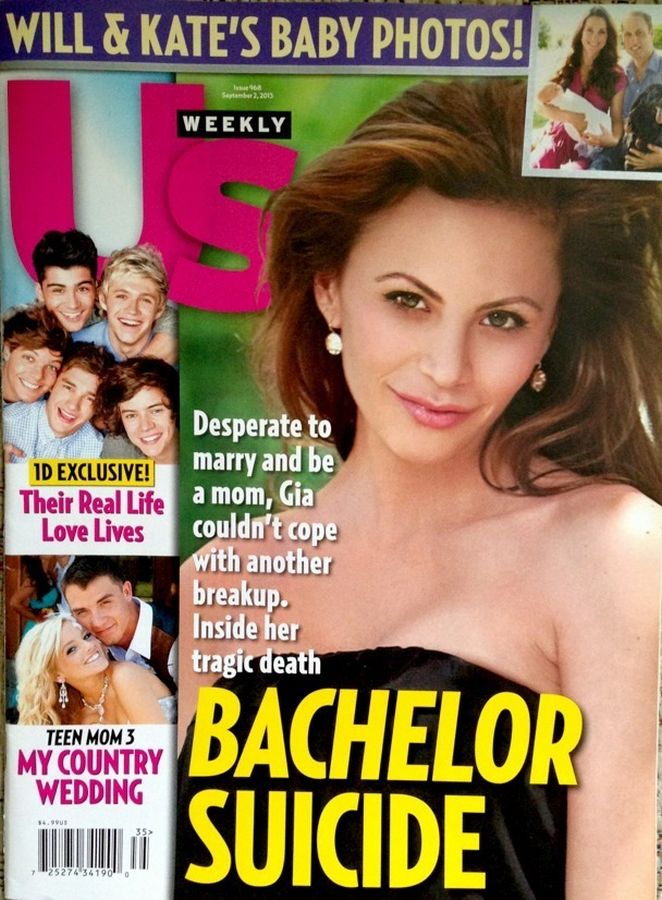 US WEEKLY magazine side cover Issue 968 2 September 2013