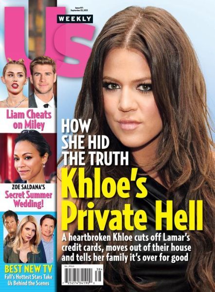 US WEEKLY magazine side cover Issue 971 23 September 2013