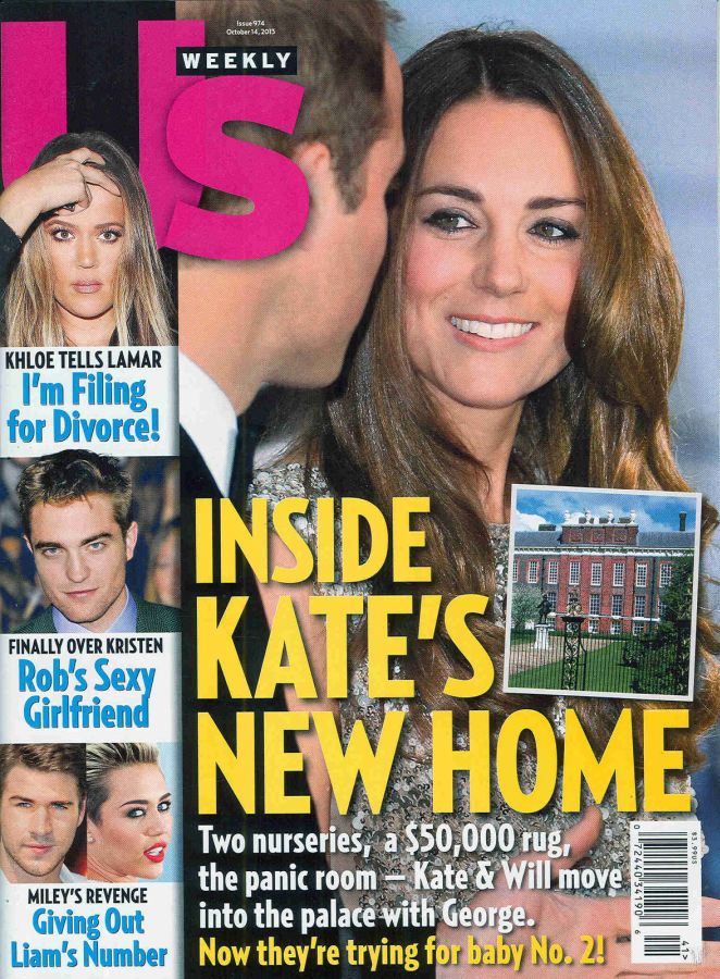 US WEEKLY magazine side cover Issue 974 14 October 2013